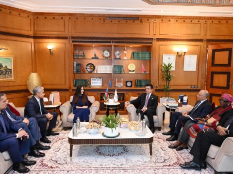 Leyla Əliyeva ICESCO-nun qərargahında - FOTO