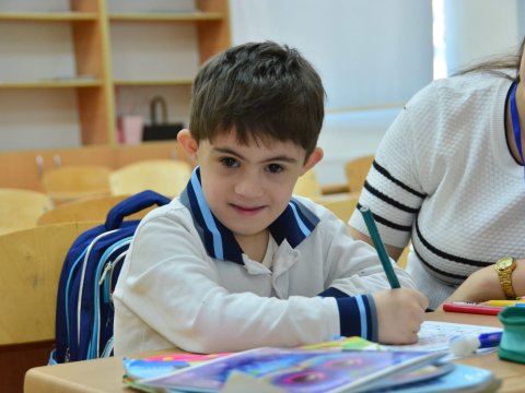 Xırdalan məktəbində xüsusi siniflər açıldı - FOTOLAR