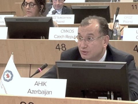 AHİK-in sədri beynəlxalq konfransda iştirak edib - FOTO