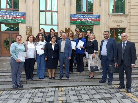 Gəncə Dövlət Universitetin bir qrup müəlliminə beynəlxalq sertifikat verildi