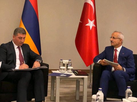 Erməni nazir Türkiyədə