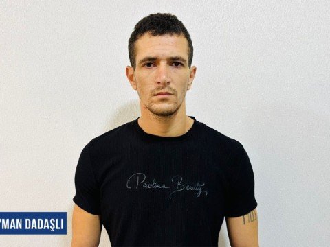 Oğuzda narkokuryer saxlanıldı - FOTO