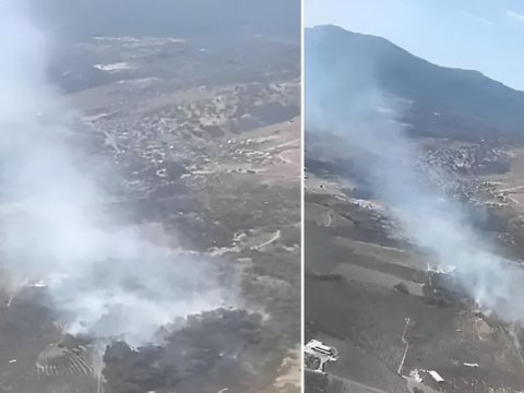 Türkiyədə meşə yanır - Helikopter və təyyarələr cəlb olundu