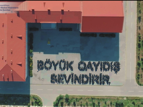 Böyük Qayıdışa həsr olunmuş növbəti fləşmob keçirilib - VİDEO