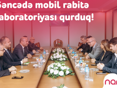 &ldquo;Nar&rdquo; Gəncədə tələbələr üçün mobil rabitə laboratoriyası təsis etdi