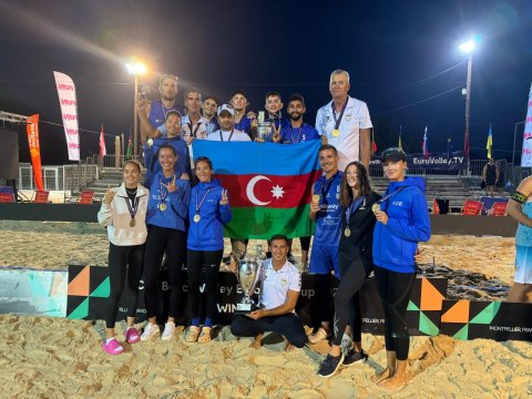 FHN-in qurumları arasında voleybol çempionatına yekun vuruldu - FOTO