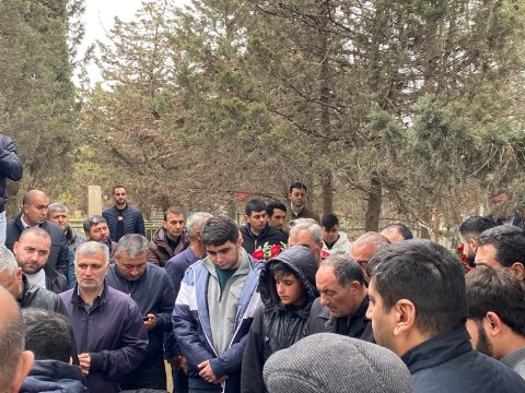 Tağı Əhmədov dəfn olundu - FOTOLAR