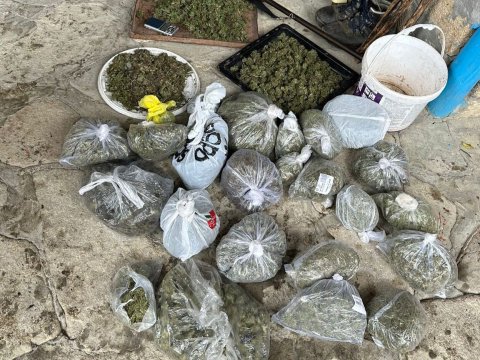 Evdən narkotik və silah tapıldı