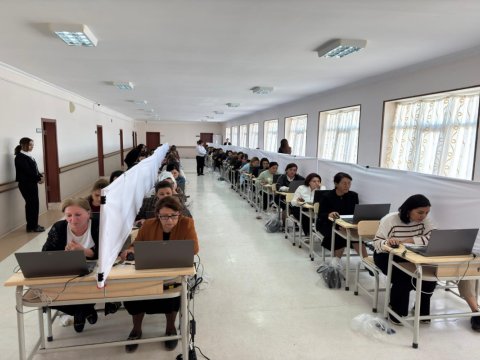 Bağça müəllimlərinin&nbsp;imtahanı YEKUNLAŞIB