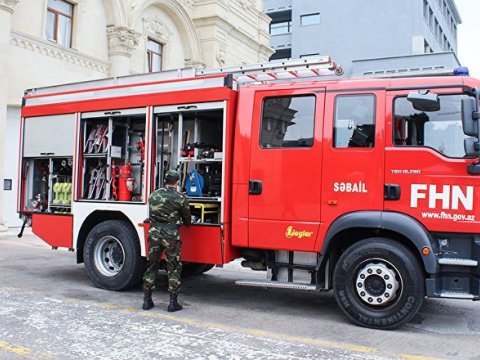 1 gündə 23 yanğına çıxış:&nbsp;2&nbsp;nəfər xilas edilib