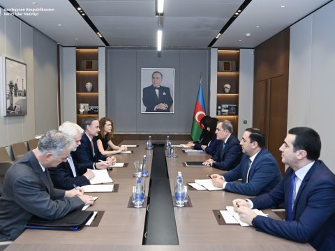 Ceyhun Bayramov Baydenin xüsusi nümayəndəsi ilə görüşüb