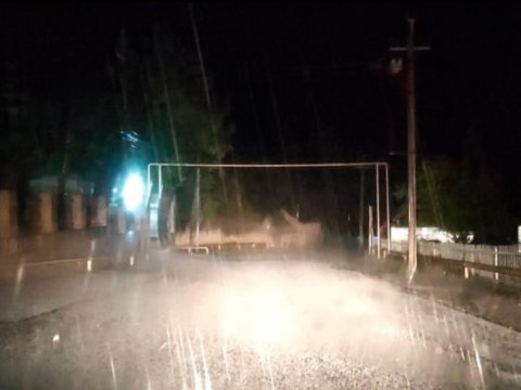 Oğuza dolu düşdü