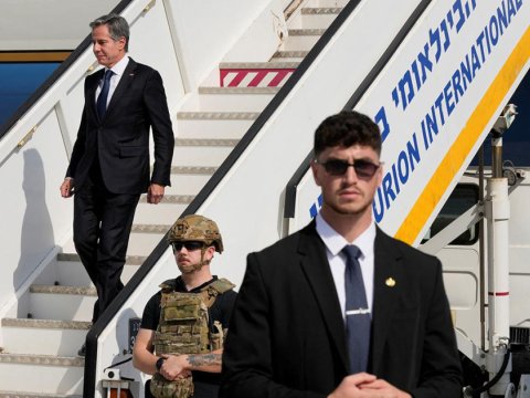 Blinken yenidən&nbsp;İsrailə getdi