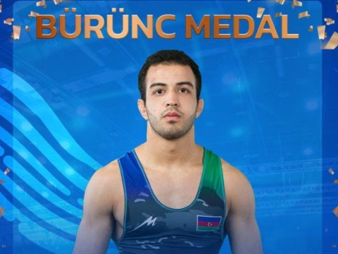 Güləşçimiz Avropada medal qazandı