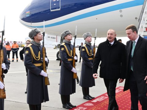 İlham Əliyev Rusiyaya GETDİ