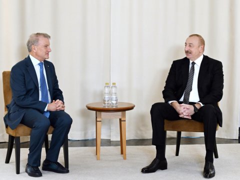 İlham Əliyev &ldquo;Sberbank&rdquo;&nbsp;sədri ilə&nbsp;görüşdü