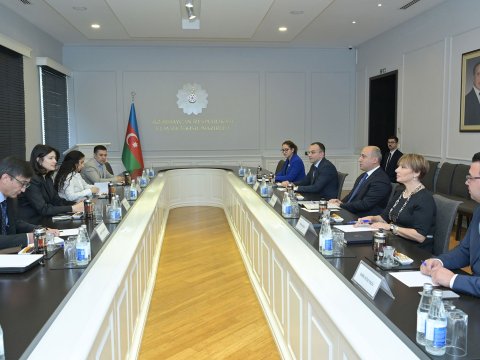 Nazir Özbəkistan nümayəndə heyəti ilə görüşdü - FOTO&nbsp;