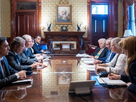 Muxtar Babayev Baydenin müşaviri ilə danışıqlar apardı