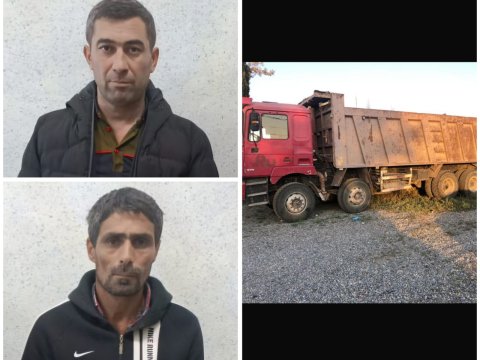 Cəbrayılda yük maşınını qaçırdılar
