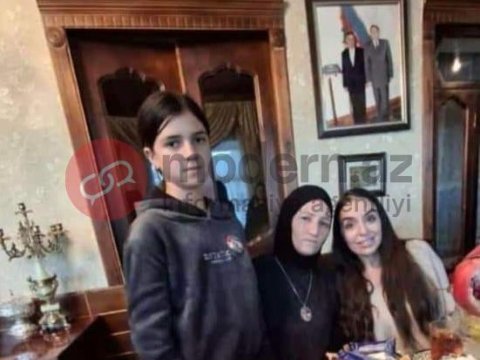 Leyla Əliyeva Lerikdə şəhid qardaşların ailəsində olub - FOTO