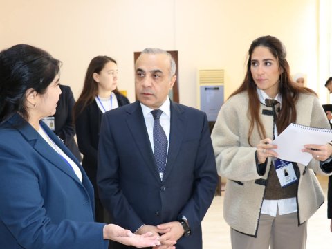 Deputat&nbsp;Özbəkistandakı seçkiləri izlədi&nbsp;- FOTO