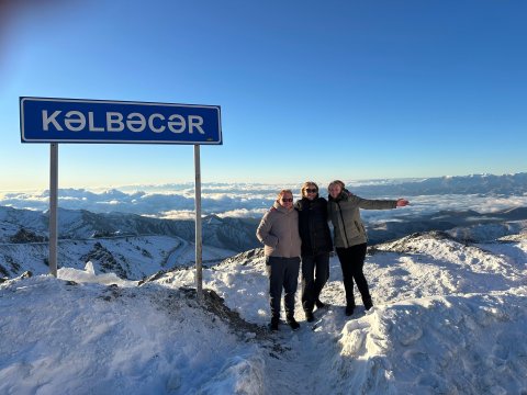 Beynəlxalq səyahətçilər Kəlbəcər və Laçında - FOTOLAR