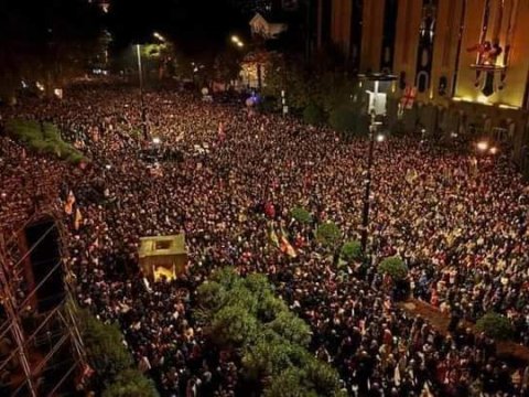 Gürcüstan müxalifəti etirazlara BAŞLADI