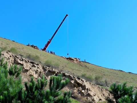 Bakı Kənar Dairəvi yolda uçqun təhlükəsi aradan qaldırılır