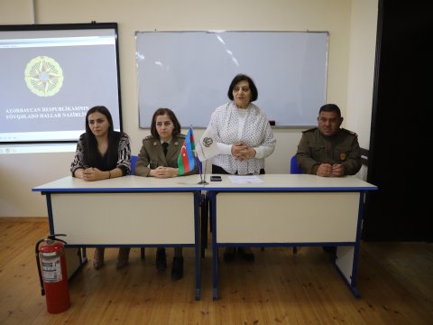 Gəncə Dövlət Universitetinin tələbələri maarifləndirilib - FOTO