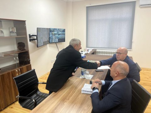 Əhliman Əmiraslanov Sabirabadda seçicilərlə görüşüb - FOTO