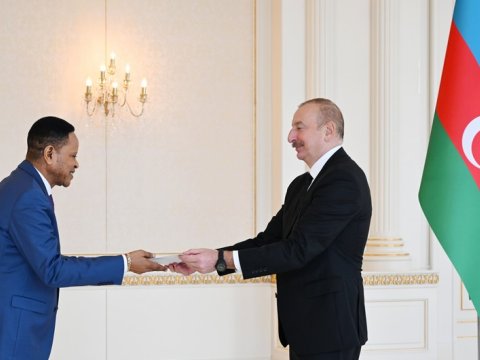 Prezident&nbsp;Konqonun yeni səfirinin etimadnaməsini qəbul edib