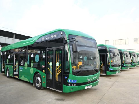 Bakıda elektrik mühərrikli yeni avtobuslar - FOTOLAR