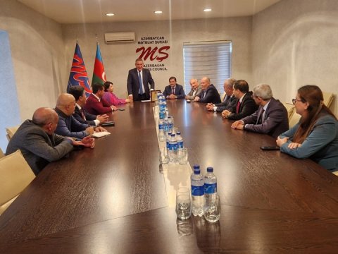 Mətbuat Şurası Anar Cəbrayıllının yubileyini qeyd etdi - FOTOLAR