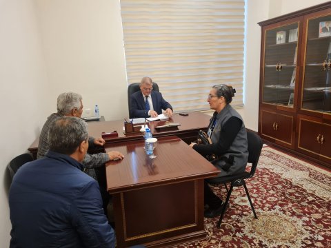 Komitə sədri qəbul keçirdi - FOTO
