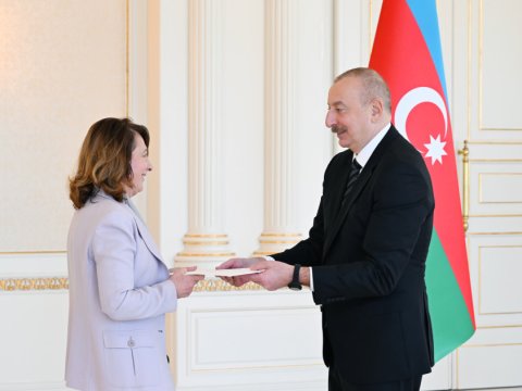İspaniyanın yeni səfiri İlham Əliyevin qəbulunda - FOTO