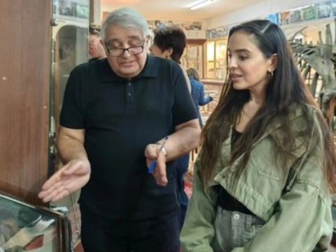 Leyla Əliyeva&nbsp;Təbiət Tarix Muzeyində