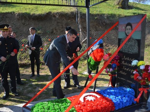 Şəhid Sadiq Rəhimovun xatirəsi anılıb - FOTO