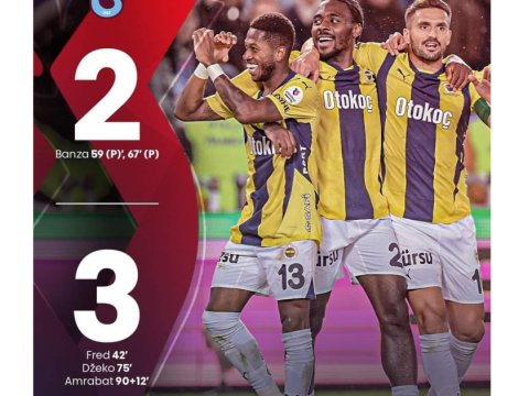 Gərgin keçən derbidə qələbə &ldquo;Fənərbağça&rdquo;nındır - VİDEO