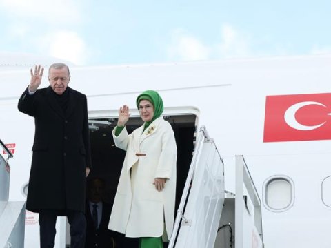 Ərdoğan Qırğızıstana getdi