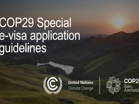 COP29-da iştirak edənlər üçün pulsuz viza TƏTBİQ EDİLDİ