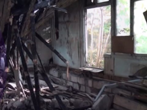 Bu bağça 4-cü dəfə yandı - VİDEO