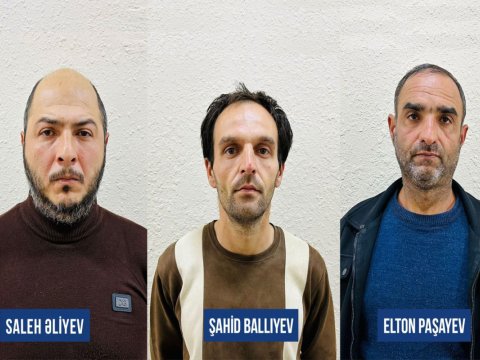 Oğurluq edən maskalı şəxslər tutuldu