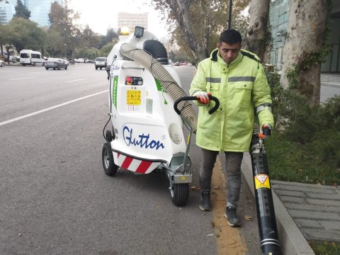 Bakı küçələrində yeni qurğular - VİDEO (YENİLƏNİB)