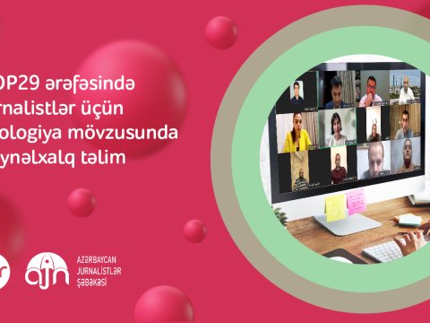 &ldquo;Nar&rdquo;ın dəstəyi ilə jurnalistlərə beynəlxalq təlim keçirilib