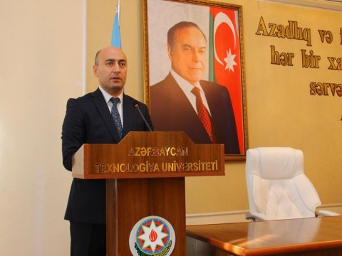 Yeni rektoru kollektivə o təqdim etdi - FOTO