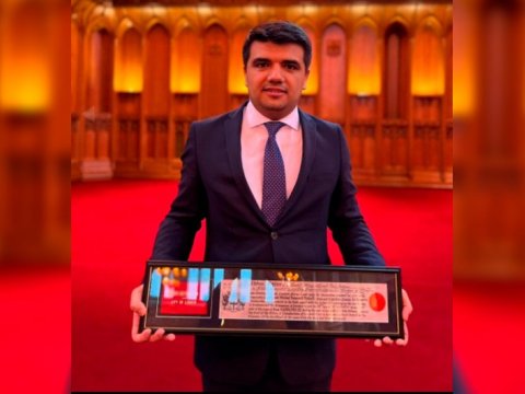 Həmyerlimiz Londonda yüksək ada layiq görüldü