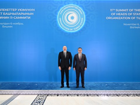 Prezident&nbsp;Bişkekdəki Zirvə Görüşündə - FOTO