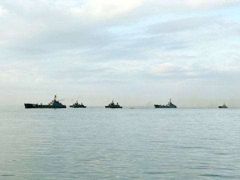 Hərbi dənizçilərimiz təlimlərə başladı - VİDEO