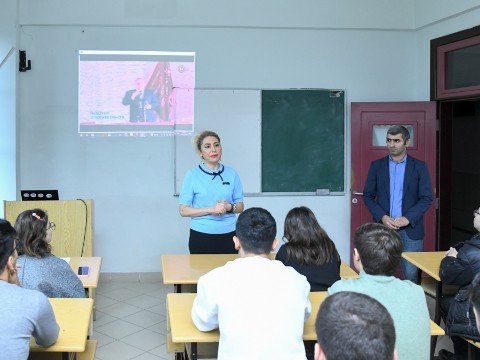 BMU-da tələbələr üçün Zəfərlə bağlı xüsusi mühazirələr təşkil olunub - FOTOLAR