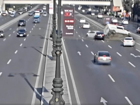 Prospektdəki dəhşətli qəzanın ANBAAN&nbsp;GÖRÜNTÜLƏRİ